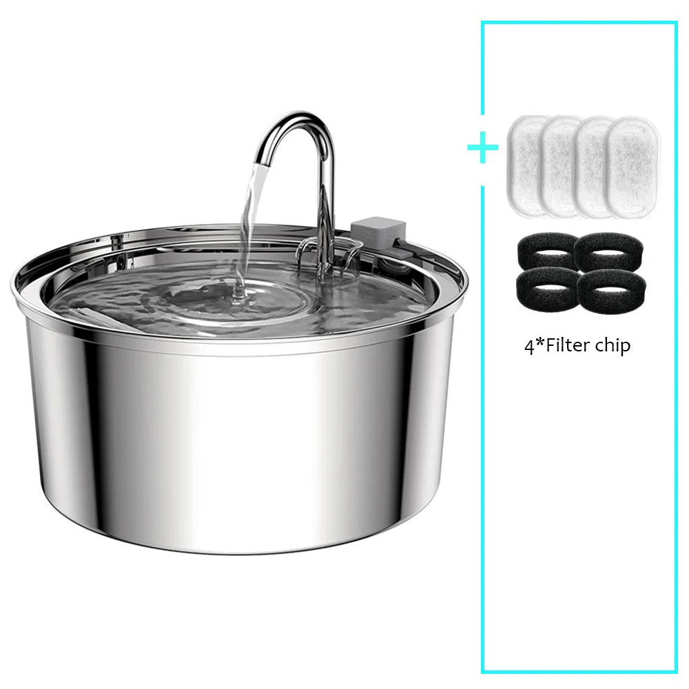 AquaPaws Edelstahl Trinkbrunnen