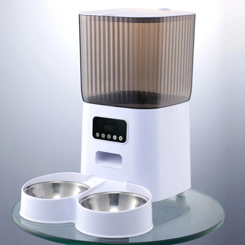 SmartPet 5L – Intelligenter Futterspender mit Kamera und Edelstahl-Napf