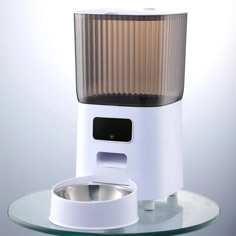 SmartPet 5L – Intelligenter Futterspender mit Kamera und Edelstahl-Napf