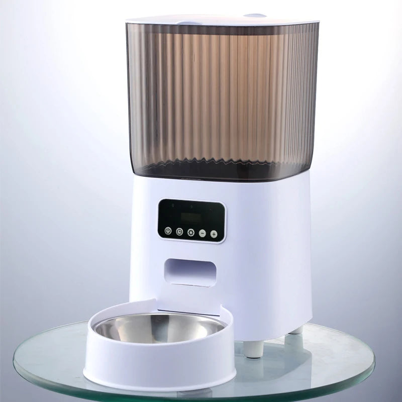 SmartPet 5L – Intelligenter Futterspender mit Kamera und Edelstahl-Napf