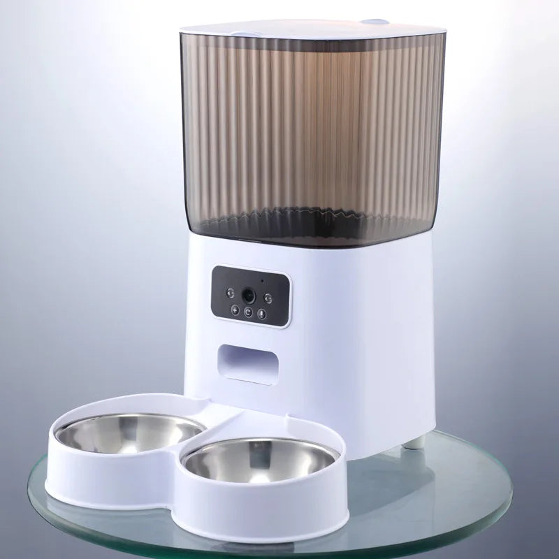 SmartPet 5L – Intelligenter Futterspender mit Kamera und Edelstahl-Napf