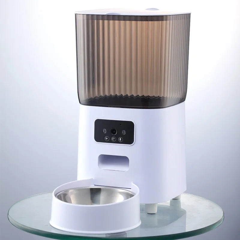 SmartPet 5L – Intelligenter Futterspender mit Kamera und Edelstahl-Napf