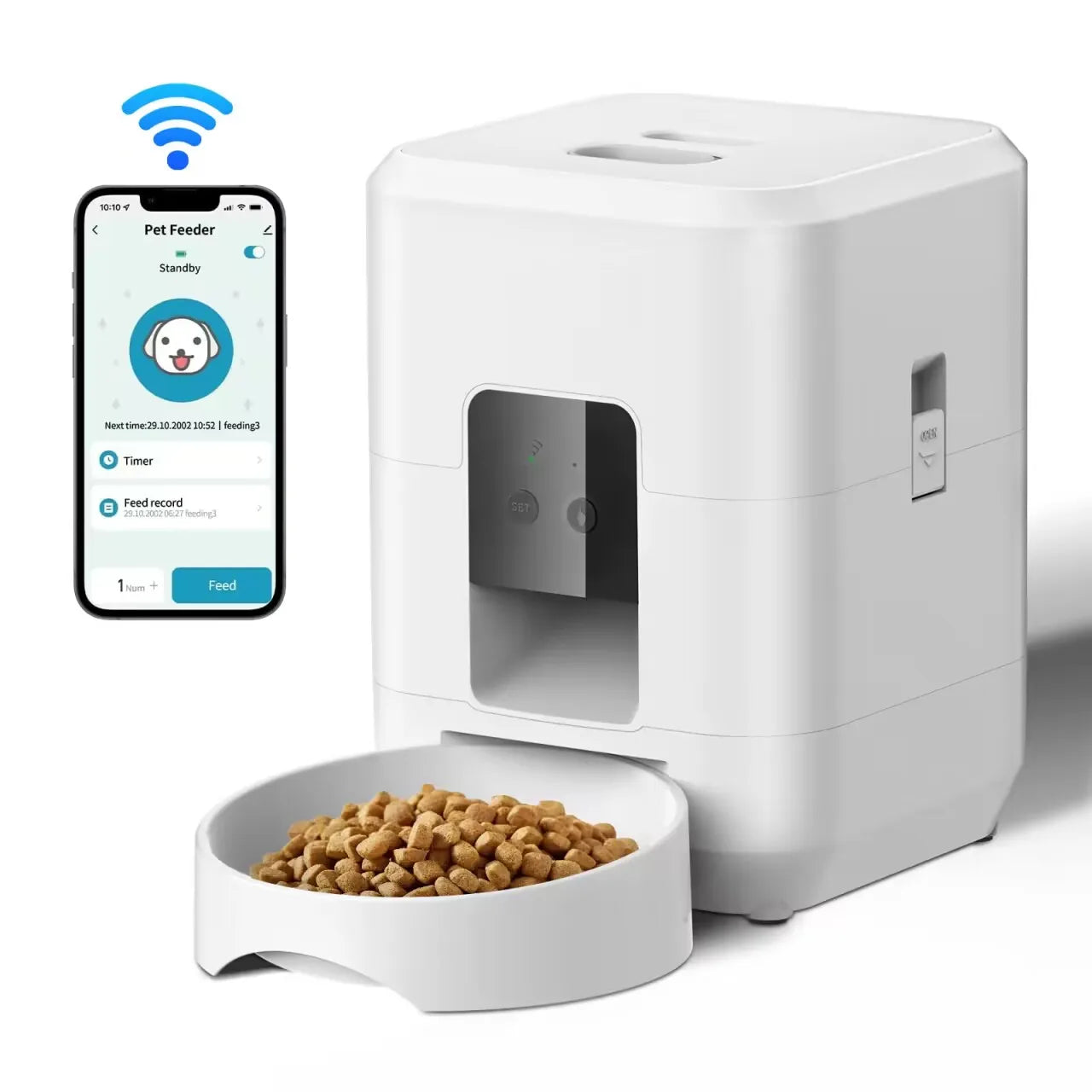 PetCare Automatischer Futterspender – Timer-gesteuert für präzise Portionierung
